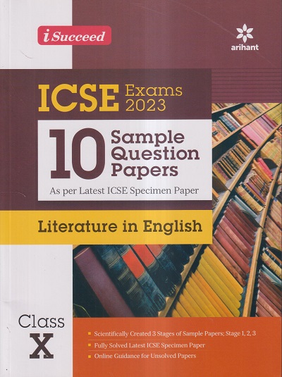 ICSE 10 SAMPLE QUESTION PAPERS 2023 LITERATURE IN ENGLISH CLASS- X ...