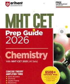 MHT CET PREP GUIDE 2026 CHEMISTRY | Arihant Publications
