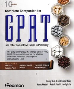 Complete Companion For GPAT And Other Competitive Exams In Pharmacy | UMANG SHAH, AMITKUMAR BASER, ASHOK AKABARI, ASHISH PATEL, SANDIP PATEL | Pearson