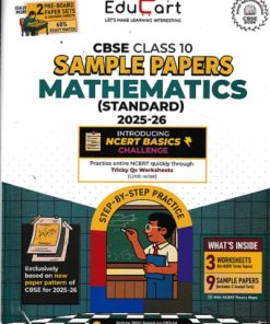 SAMPLE PAPERS CBSE CLASS- 10 MATHEMATICS STANDARD 2025-26 | EDUCART
