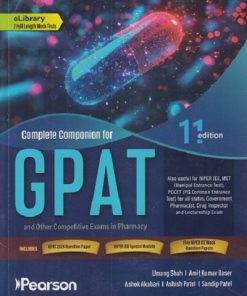 Complete Companion For GPAT And Other Competitive Exams In Pharmacy | UMANG SHAH, AMITKUMAR BASER, ASHOK AKABARI, ASHISH PATEL, SANDIP PATEL | Pearson
