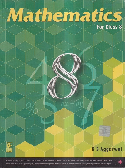 MATHEMATICS FOR CLASS- 8 | R.S. AGGARWAL | Bharati Bhawan Publishers ...