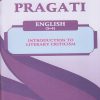 PRAGATI ENGLISH (S-4): Introduction to Literary Criticism (Third Year TY BA Semester 6)