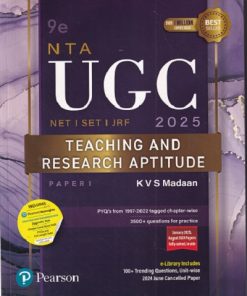 NTA UGC (NET, SET, JRF) 2025 TEACHING AND RESEARCH APTITUDE PAPER-I | K. V. S. MADAAN | PEARSON