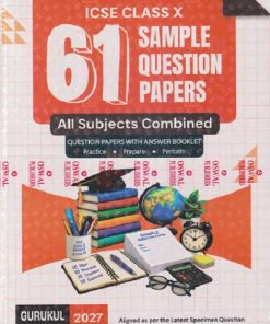 SET OF TWO BOOKS | 61 SAMPLE QUESTION PAPERS ICSE Class X/Class 10  2027 Examinations (All Subjects Combined) | Oswal Gurukul
