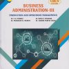 BUSINESS ADMINISTRATION 3: Production and Operations Management (Third Year BCom Semester 6)
