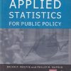 APPLIED STATISTICS FOR PUBLIC POLICY | PHI