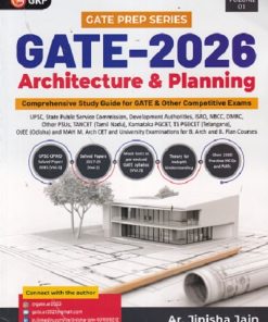 GATE 2026 PREP GUIDE SERIES ARCHITECTURE & PLANNING Vol. 1 | AR. JINISHA JAIN | G. K. Publications