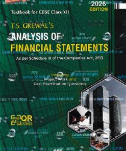 ANALYSIS OF FINANCIAL STATEMENTS (TEXTBOOK FOR CBSE CLASS XII) 2024 | T. S. GREWAL | Sultan Chand & Sons