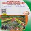 NURSERY AND GARDENING MANAGEMENT : Botany (BO-3610) Paper 10 (Third Year TY BSc Semester 6)