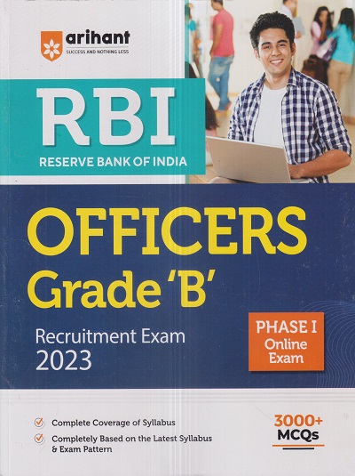 RBI OFFICERS GRADE ‘B’ RECRUITMENT EXAM 2023 Phase-I (Online) | Arihant ...