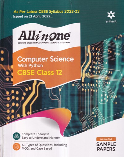 ALL IN ONE COMPUTER SCIENCE WITH PYTHON CBSE CLASS 12 | ARIHANT ...