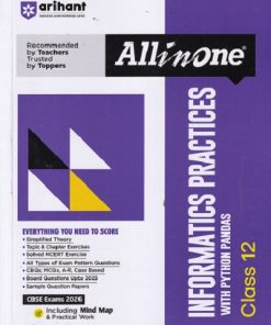 ALL IN ONE INFORMATICS PRACTICES WITH PYTHON PANDAS CBSE Class 12th | Arihant Publications