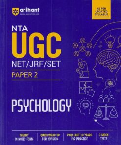 NTA UGC (NET/SET/JRF) PAPER 2 PSYCHOLOGY | Arihant Publications
