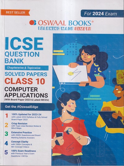 ICSE QUESTION BANK (CHAPTERWISE & TOPICWISE) SOLVED PAPERS 2024 CLASS ...