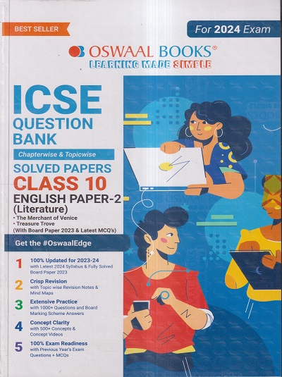 ICSE QUESTION BANK (CHAPTERWISE & TOPICWISE) SOLVED PAPERS 2024 CLASS ...