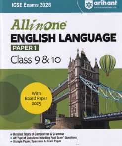 ALL IN ONE ENGLISH LANGUAGE (PAPER 1) ICSE CLASS 9th & 10th | Arihant Publications