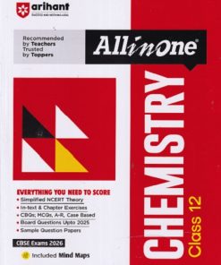 ALL IN ONE CHEMISTRY CBSE CLASS 12th | Arihant Publications