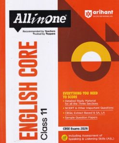 ALL IN ONE ENGLISH CORE CBSE Class 11th | Arihant Publications