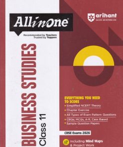 ALL IN ONE BUSINESS STUDIES CBSE Class 11th | Arihant Publications