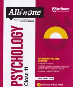ALL IN ONE PSYCHOLOGY CBSE Class 11th | Arihant Publications