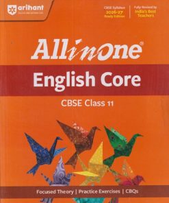 ALL IN ONE ENGLISH CORE CBSE Class 11th |  AASTHA SHARMA, SANSKRITI SINHA | Arihant Publications