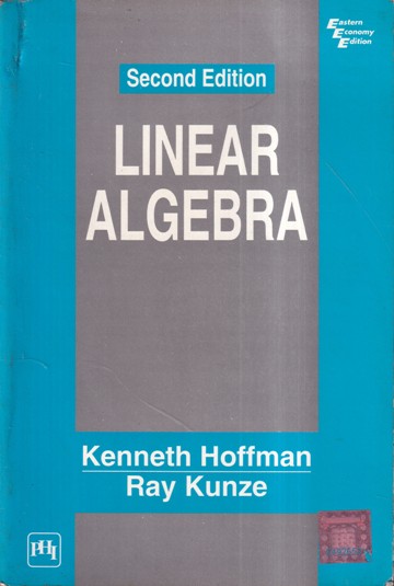 linear algebra kunze