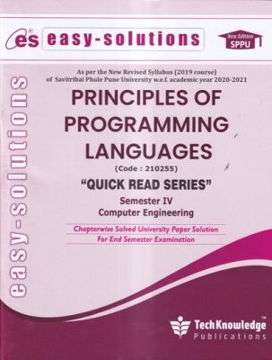 EASY-SOLUTIONS PRINCIPLES OF PROGRAMMING LANGUAGES (COMP. ENGG. SEM 4 ...