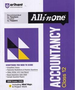 ALL IN ONE ACCOUNTANCY CBSE Class 12th | Arihant Publications