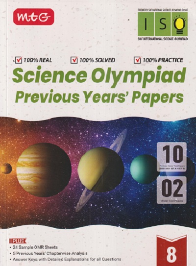SCIENCE OLYMPIAD PREVIOUS YEARs PAPERS Class 8 | MTG