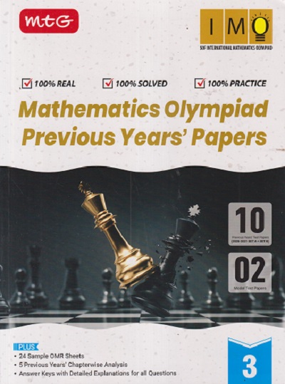 MATHEMATICS OLYMPIAD PREVIOUS YEARs PAPERS Class 3 | MTG