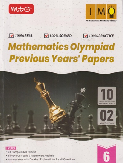 MATHEMATICS OLYMPIAD PREVIOUS YEARs PAPERS Class 6 | MTG