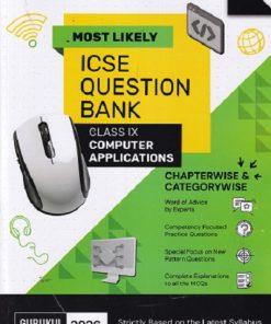 MOST LIKELY ICSE QUESTION BANK (Chapterwise & Categorywise) 2026 Class IX/Class 9th COMPUTER APPLICATIONS | Oswal Gurukul