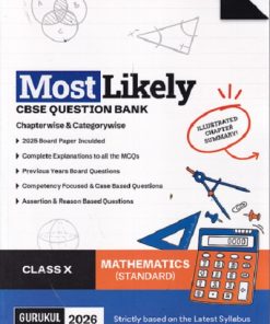 MOST LIKELY CBSE QUESTION BANK (Chapterwise & Categorywise) 2026 Class X/Class 10th MATHEMATICS (STANDARD) | Oswal Gurukul