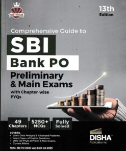 COMPREHENSIVE GUIDE TO SBI BANK PO PRELIMINARY & MAIN EXAMS WITH CHAPTERWISE PYQS | DISHA