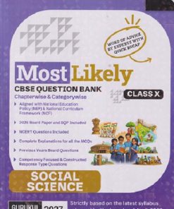 MOST LIKELY CBSE QUESTION BANK (Chapterwise & Categorywise) 2027 EXAMINATION Class X/Class 10th SOCIAL SCIENCE | Oswal Gurukul