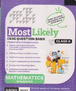 MOST LIKELY CBSE QUESTION BANK (Chapterwise & Categorywise)  Class X/Class 10th MATHEMATICS (STANDARD) 2027 EXAMINATION | Oswal Gurukul