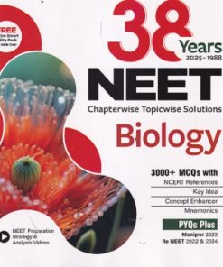 38 Years NEET Chapterwise Topicwise Solutions (1988-2025) BIOLOGY | Arihant Publications