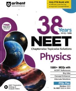 38 Years NEET Chapterwise Topicwise Solutions (1988-2025) PHYSICS | Arihant Publications
