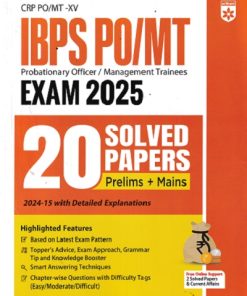 IBPS PO/MT Pre. & Main Exam 2025  20 Solved Papers | Arihant Publications