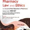 PHARMACY LAW AND ETHICS (DIPLOMA IN PHARMACY 2ND YEAR) | V.N. RAJE | CBS