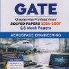 GATE CHAPTERWISE PREVIOUS YEARS' Solved PAPERS & 6 Mock Papers AEROSPACE ENGINEERING | ANSHUL KHANDELWAL, SIDHARTHA GS, JAGMOHAN MEENA, DURGESH CHANDEL | Arihant Publications