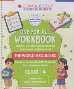 ONE FOR ALL WORKBOOK CONCEPTWISE CLASS-4 THE WORLD AROUND US  | OSWAAL BOOKS