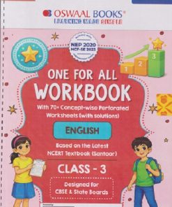 ONE FOR ALL WORKBOOK  CLASS-3 ENGLISH | OSWAAL BOOKS