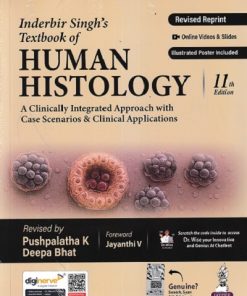 TEXTBOOK OF HUMAN HISTOLOGY | PUSHPALATHA K, DEEPA BHAT, KALPANA RAMACHANDRAN, INDERBIR SINGH | Jaypee