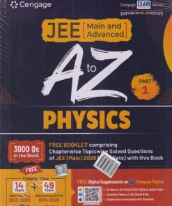 JEE (Main And Advanced) A TO Z PHYSICS Part-1 (Free Booklet Containing Chapterwise Topicwise Solved Questions Of JEE Main 2026) | Cengage