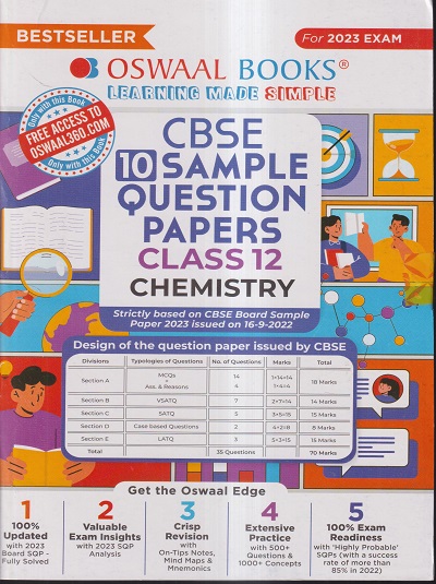 OSWAAL SAMPLE PAPER CLASS 12 CHEMISTRY 2023 PDF DOWNLOAD visual data 3
