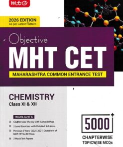 OBJECTIVE MHT CET (MAHARASHTRA COMMON ENTRANCE TEST) 5000+ CHAPTERWISE TOPICWISE MCQs CHEMISTRY 2026 | MTG