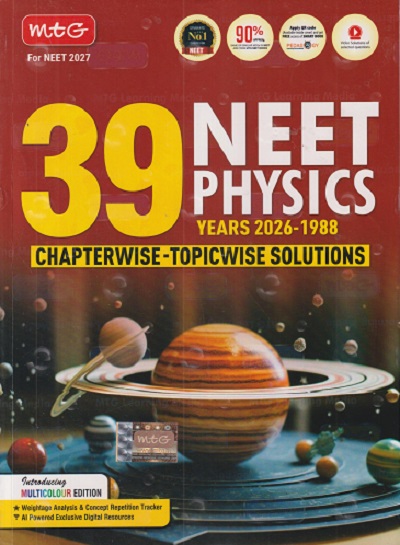 NEET PHYSICS 39 YEARS CHAPTERWISE TOPICWISE SOLUTIONS 2026-1988 | MTG