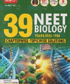 NEET BIOLOGY 39 YEARS 2026-1988 CHAPTERWISE TOPICWISE SOLUTIONS (FOR NEET 2027)  | MTG